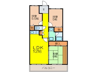 プレシオ緑ヶ丘の物件間取画像